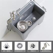 New resistant pool Large Number Double Drive Double Drive Double Drive mop Pool Large Number of Rectangular Cloth Wash Mound Pool Color Black