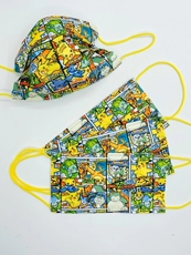 Комплект из двух частей 儿童冷感大人一次性三层亲子口三丽欧卡通罩渐变色蝴蝶型独立包装 Kids