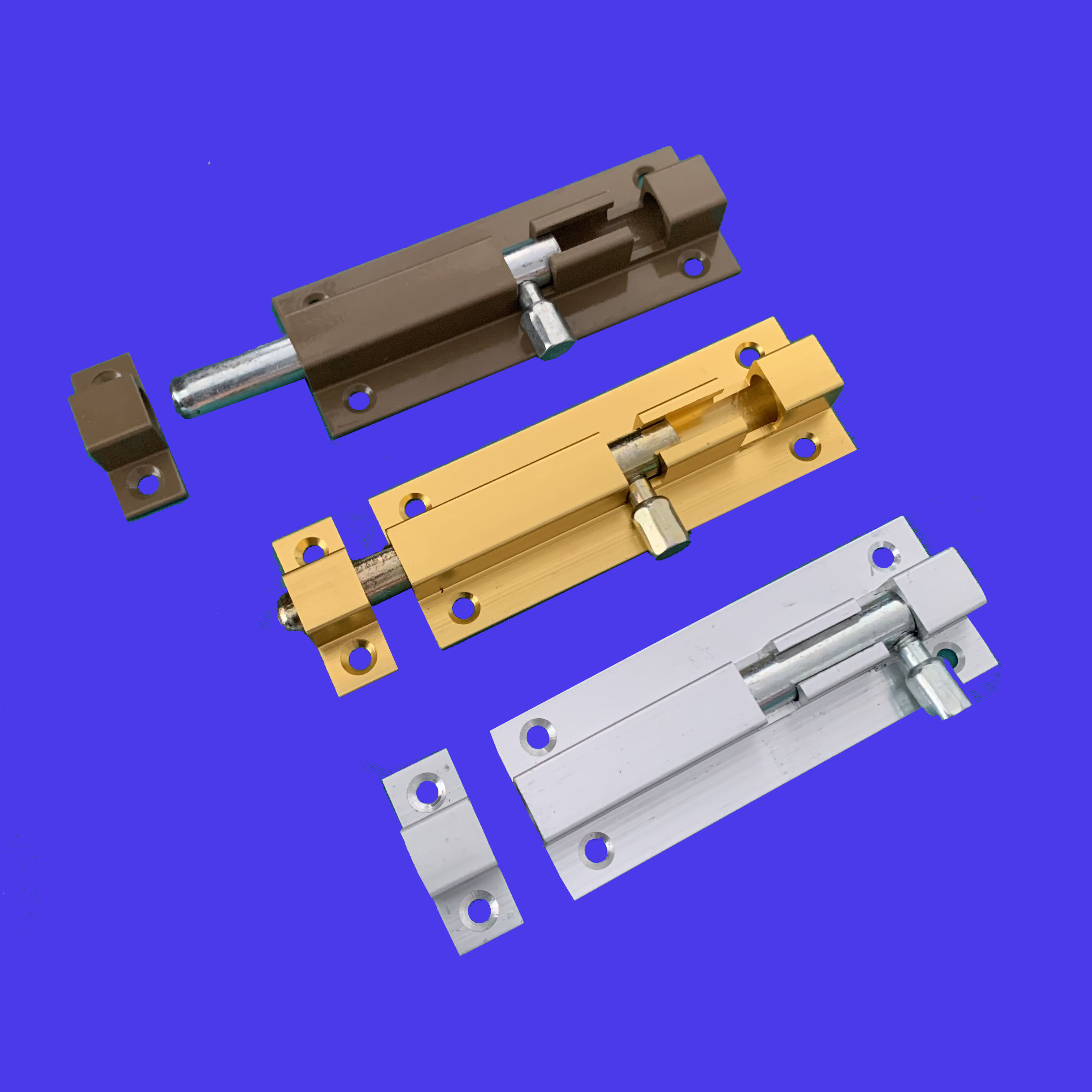 Thickened exposed aluminum alloy door bathroom wooden door
