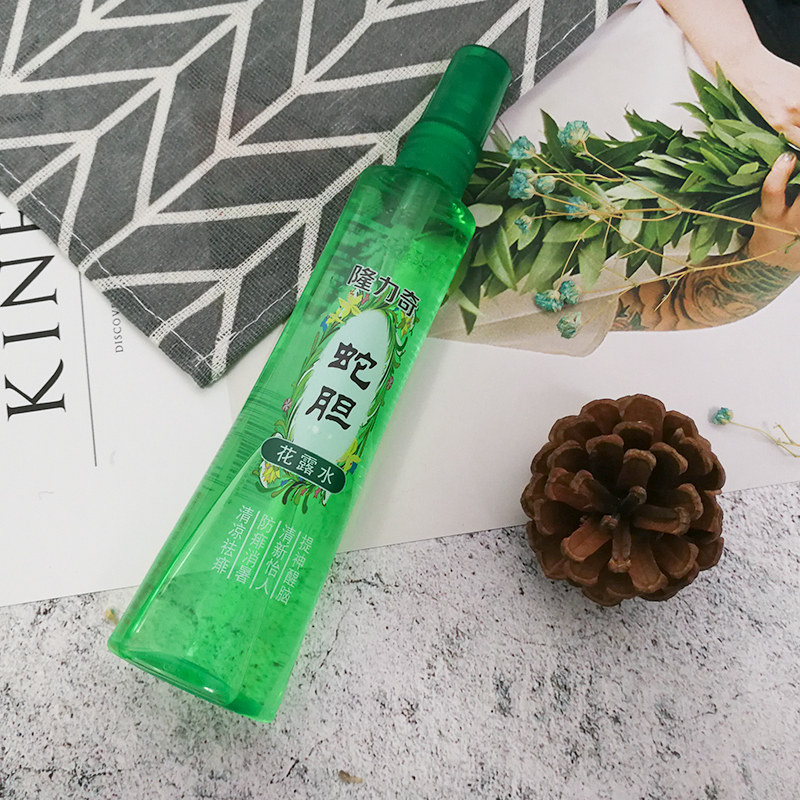 隆力奇蛇胆清香型夏季驱蚊花露水 隆力奇忍冬花露水