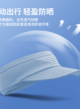 chengyijia跑步帽子空顶帽男女