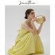 Sincethen yellow suspender skirt seaside long skirt women