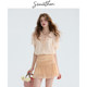 ຕັ້ງແຕ່ນັ້ນມາເສື້ອ chiffon ຝຣັ່ງ puff sleeve top