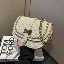 CKQD Light Extravaganza Bag for women 2023 new 100 hitch Fashion Single Shoulder Bag Pet Rhombus chain italics