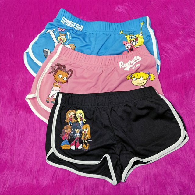 Retro Hot Millennial Hottie Sports Cartoon Shorts