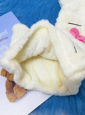 日系甜美卡通HelloKitty毛绒帽