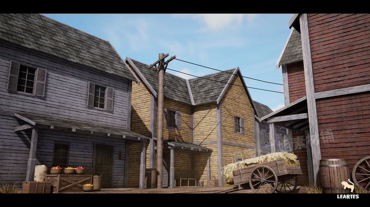 Western Town Village Pack西部城镇UE4虚幻引擎环境街道住宅乡村 - 图3