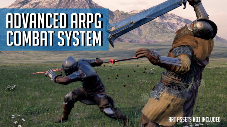 Advanced ARPG Melee Combat System战斗框架UE4动作角色扮演蓝图 - 图0