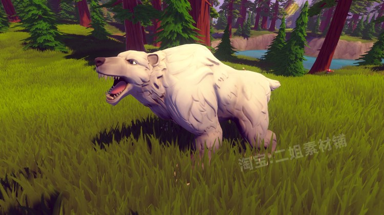 Stylized Bear - RPG Forest Animal程式化熊颜色攻击前行动画UE4 - 图1