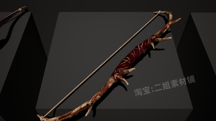 LongBow Pack长弓包5.0虚幻引擎UE5弓箭盒武器颤动3D资产4K纹理 - 图2