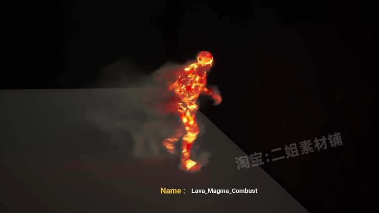 Character Status VFX Material角色状态视觉特效UE5虚幻引擎岩浆-图3