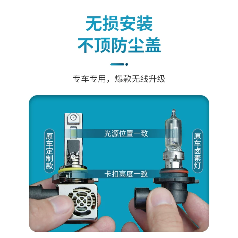LED-фары WhaleTech подходят для Dongfeng Zhengzhou Nissan Ruixi 6 привлекательного Yu Xuan Auding Junfeng автомобиля, ближний свет