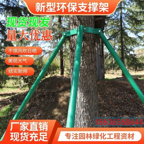 防风支架镀锌钢管树木支撑架大树固定支架园林绿化树木支撑杆 - 图0