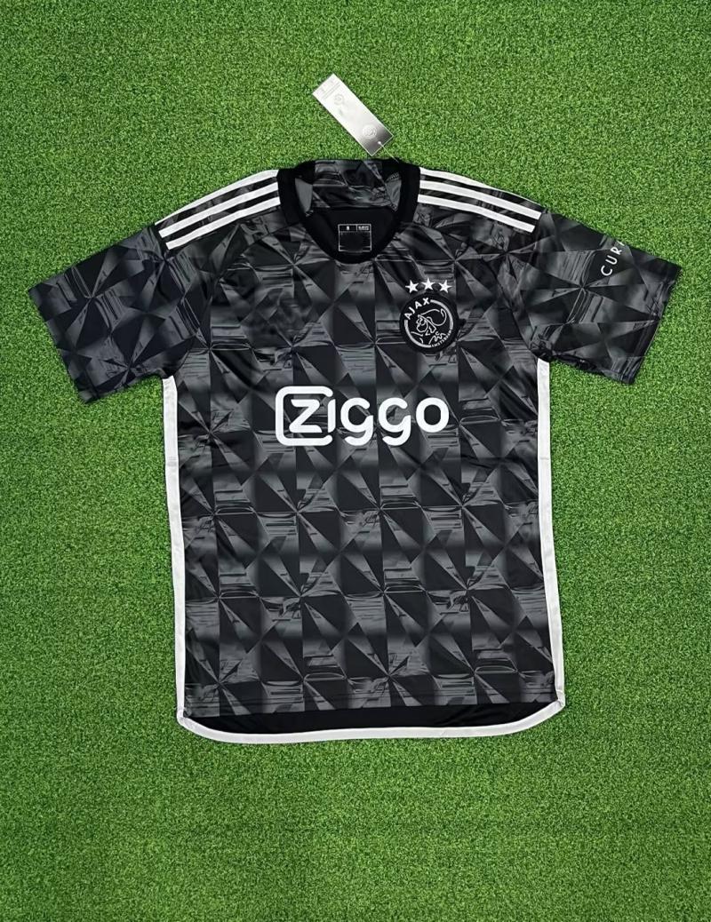 阿贾克斯二客场黑加大肥足球服球衣23-24 Ajax third jersey shit - 图3