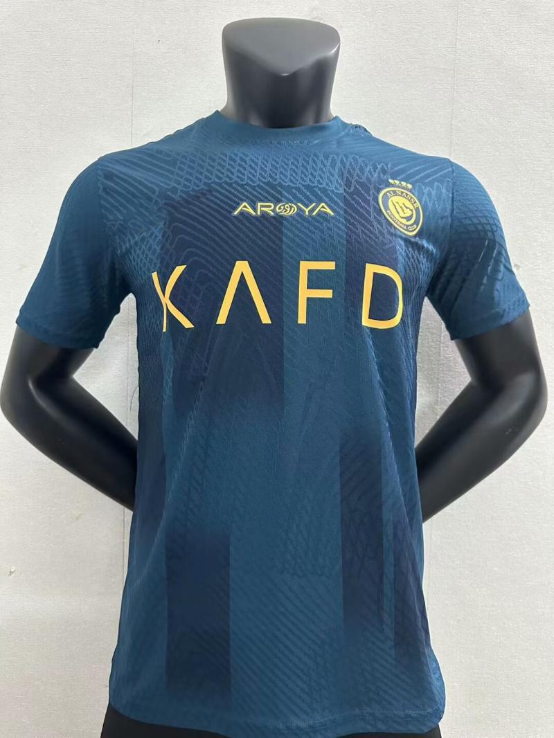 利雅得胜利主客足球服球衣球员版C罗23-24 Al Nassr jersey shirt-图1