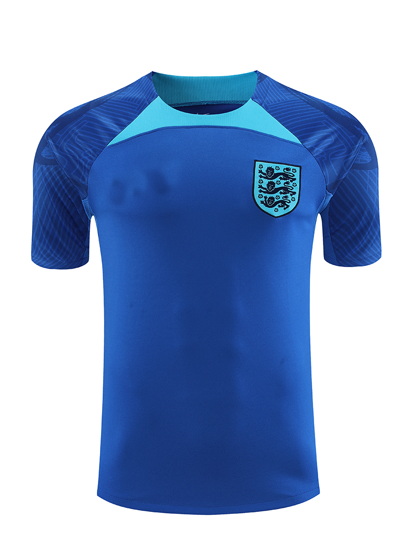 英格兰足球训练服球衣T桖翻领休闲足球England polo jersey shirt - 图1