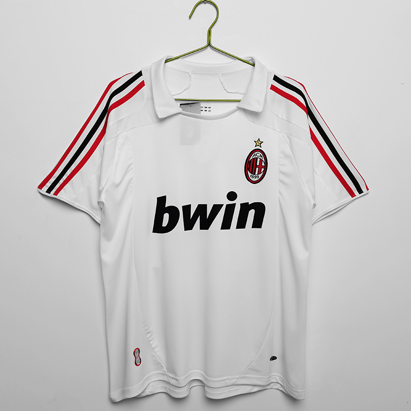 AC米兰复古主客足球服衣06-08 Milan retro vintage shirt jersey-图1