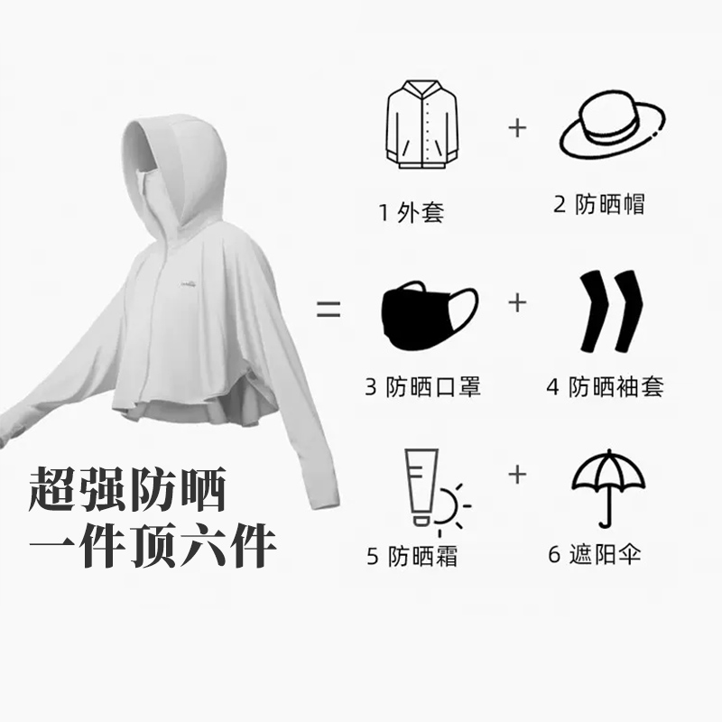 ohsunny防曬衣女2023年新款寬松透氣外套戶外防紫外線連帽防曬服_ohsunny官方旗艦店_女裝_女士精品