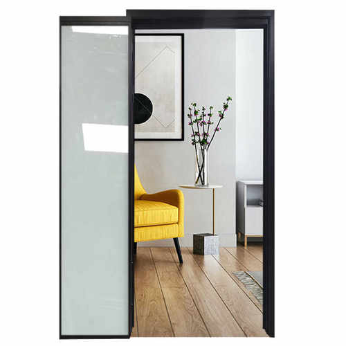 极窄pd门厨房推拉门卫生间铝合金门180度折叠pt门平开一体玻璃门 - 图3