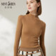 Half turtleneck slim fit wool sweater knitted bottoming shirt long sleeves