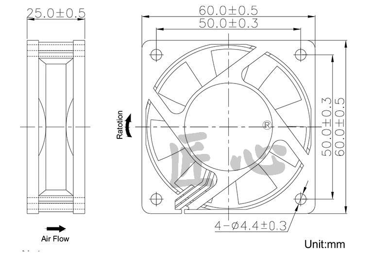 三菱驱动器MR-J3风扇 CB0500H01 MMF-06F24ES-RP3 24V 0.10A 告警 - 图2