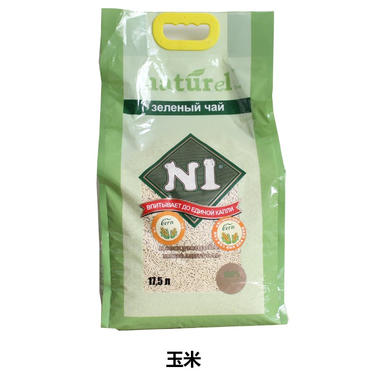 N1猫砂绿茶玉米水蜜桃猫砂豆腐猫砂结团清香除臭约爱宠爱猫17.5L-图2