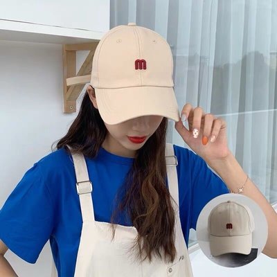 棒球帽女秋冬鸭舌帽ins男韩版显脸小百搭街头潮刺绣字母学生帽子 虎窝淘
