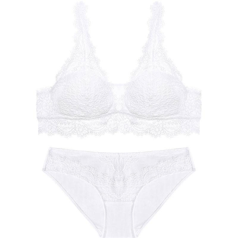 波波小姐薄款法式文胸套装小胸内衣 波波小姐文胸