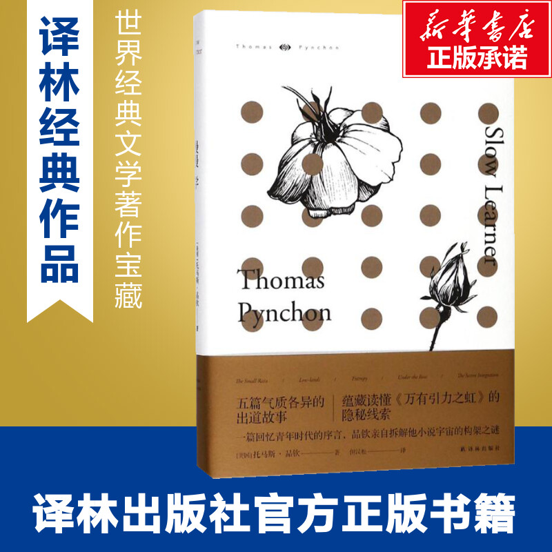 慢慢学 (美)托马斯·品钦(Thomas Pynchon) 著;但汉松 译 著 外国小说文学 新华书店正版图书籍 译林出版社 - 图0