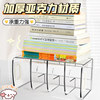 Extra thick acrylic bookshelf desktop bookshelf