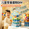 Send birthday cards, snacks and cake diy materials