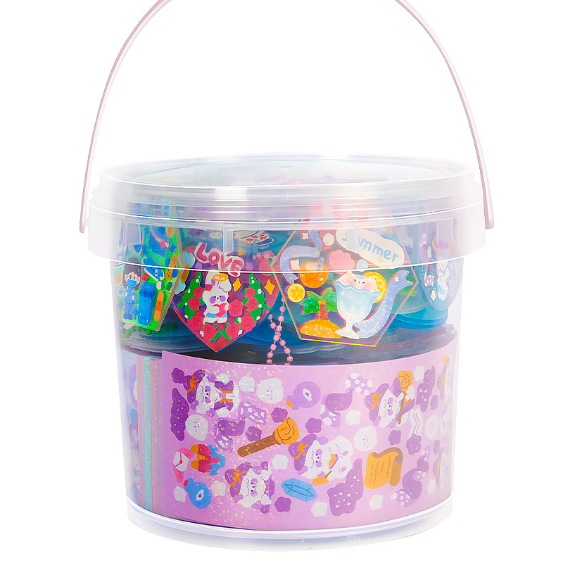 咕卡套装贴纸儿童女孩手工diy玩具 离草文具咕卡/咕卡盘/配件