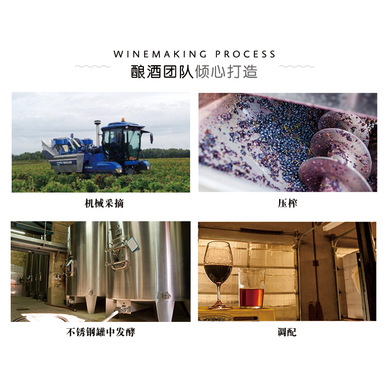 法国原瓶进口红酒纪龙酒庄红葡萄酒格拉夫AOC红酒 卡思黛乐出品 - 图0