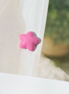 五角星手机壳奶油胶diy配件