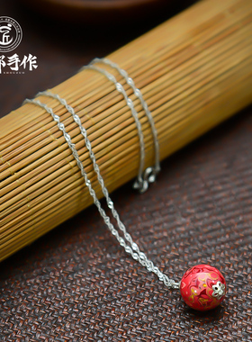 成都手作漆艺吊坠项链非遗
