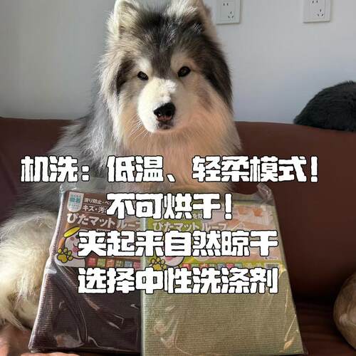 【日本代购】大户人家小狗防滑静音地垫 可机洗 - 图0