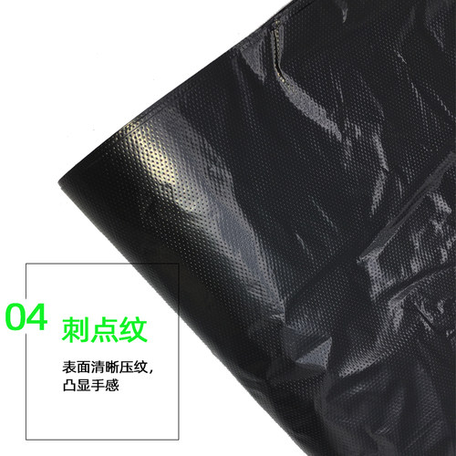 黑色塑料袋背心马甲胶袋批发大小手提一次性垃圾袋超市购物方便袋 - 图1