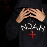 GcBrand FdbF NOAH HOODIE первого поколения с перекрестным капюшоном и бархатной толстовкой с капюшоном для мужчин и женщин, куртка для пар