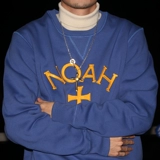 GcBrand Noah Crewneck, американский ретро-тренд, контрастная цветная вышивка, мужская и женская бархатная толстовка с крестом, зимняя