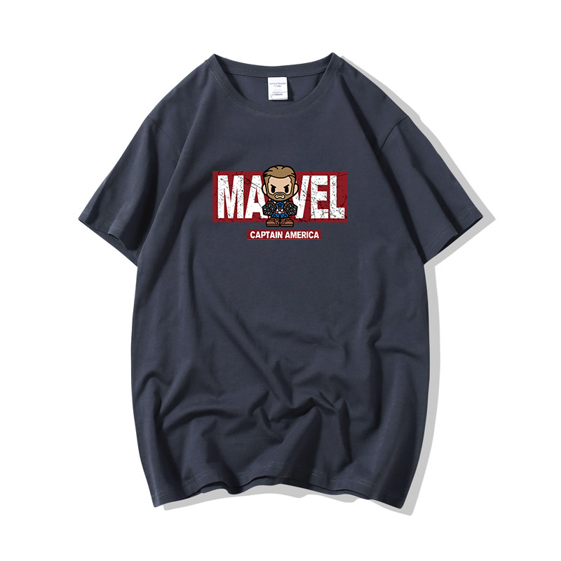 潮统旗舰店欧美ins潮牌卡通动漫短袖男士T恤宽松纯棉打底衫港风夏季上衣体恤3