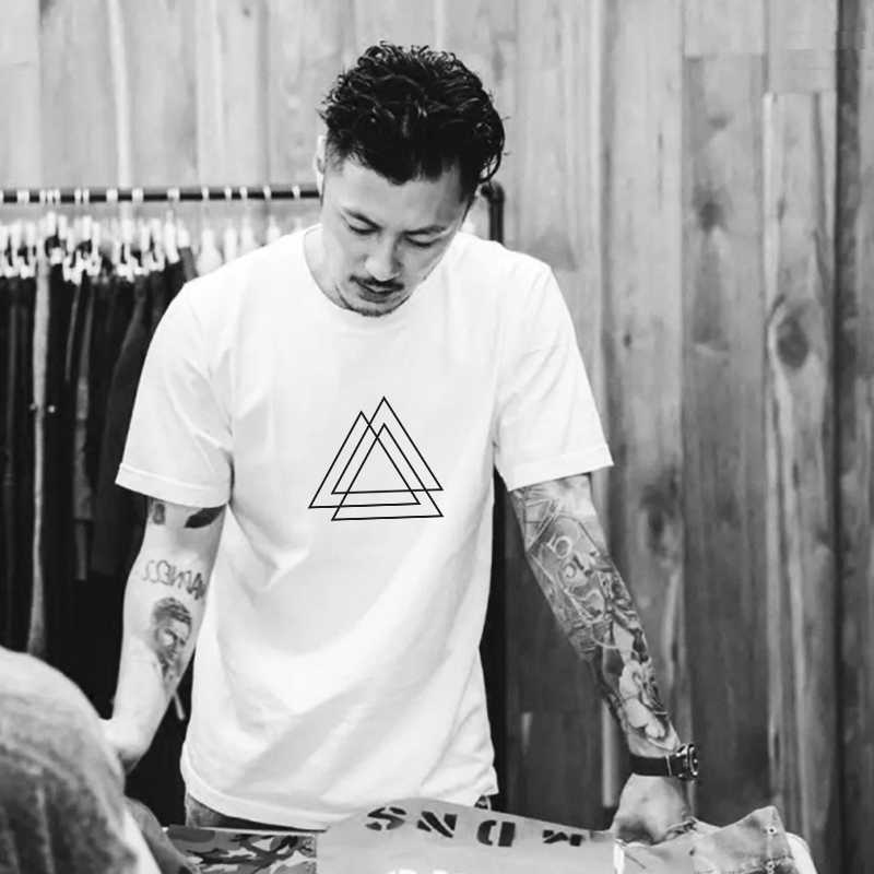 潮统旗舰店男装新款港风纯棉短袖t恤男宽松潮牌潮流ins半袖衣服夏季体恤1