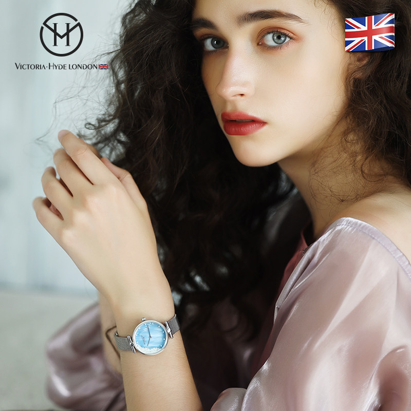 victoria hyde珍珠系列气质石英表 victoriahyde欧美腕表