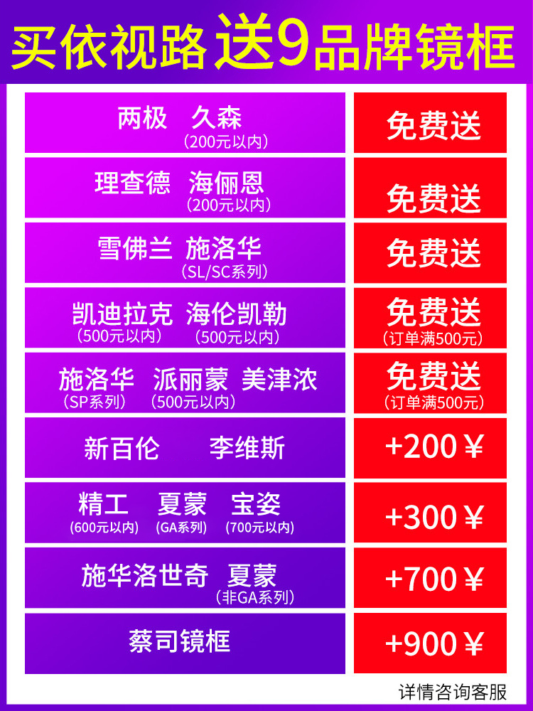 卫光眼镜专营店依视路钻晶a4防蓝光镜片a3非球面1.67爱赞眼镜片近视眼镜旗舰0