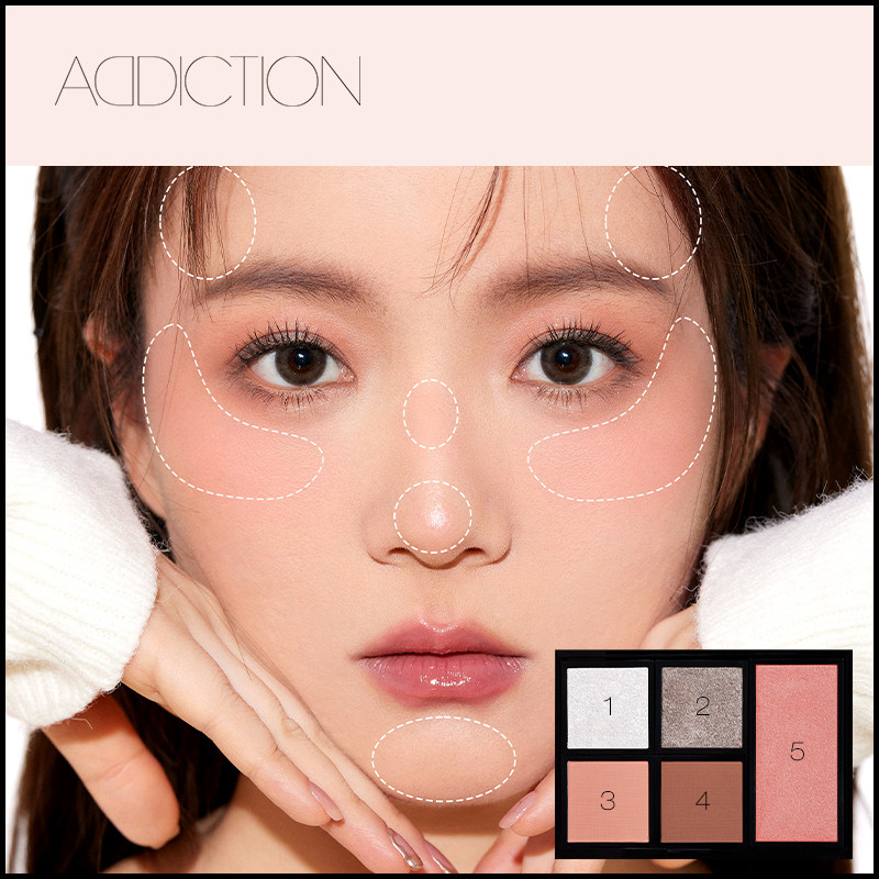 【大佬甜er】addiction樱花腮红酒酿 ADDICTION海外眼影