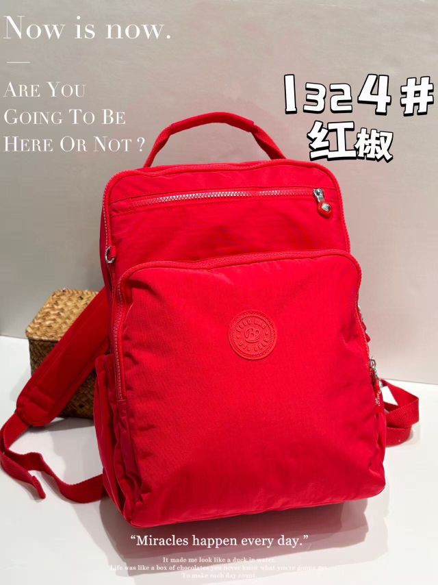 博卜男女双肩包轻便多层学生电脑书包旅行容量大可插旅行箱杆背包 - 图1