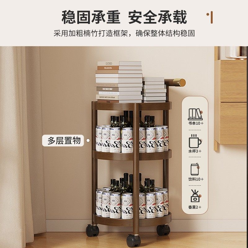 移动沙发边几家用客厅带轮多层零食小推车双层茶几迷你阳台小EC38,淘宝优惠券,粉丝福利购,淘宝优惠卷