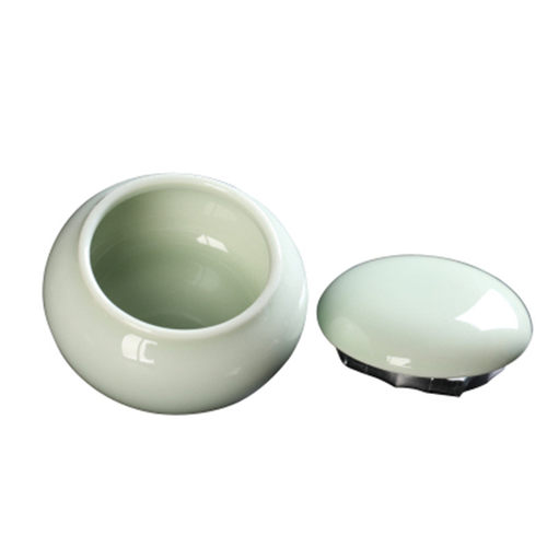 素瓷阁小号迷你陶瓷密封罐子茶叶包装罐香粉盒胭脂面霜乳膏分装瓶 - 图3