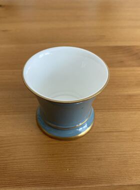 Halcyon Days 绘时光 英国皇家名瓷 描金烛台 孤品瓷器装饰瓷杯