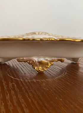 Royal Doulton 皇家道尔顿 英国维多利亚时期古董手绘果盘 蛋糕碟