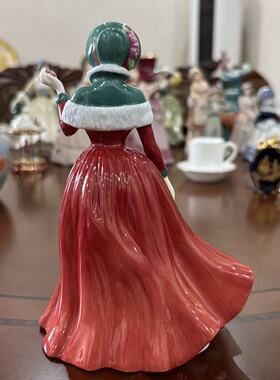 Royal Doulton 皇家道尔顿 2007年国际收藏家俱乐部瓷偶摆件 红裙
